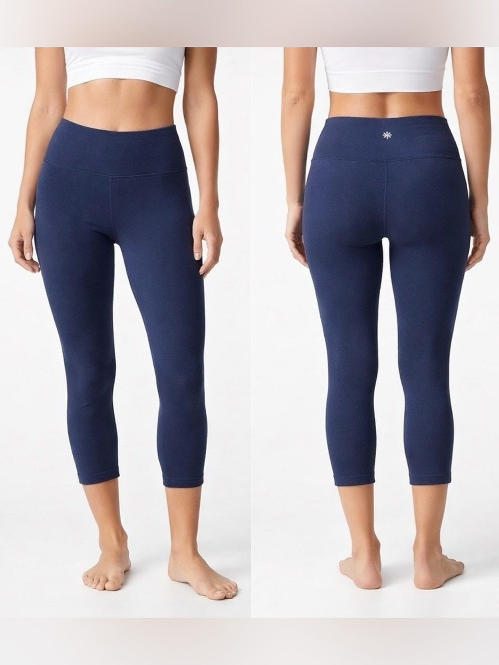 Athleta Navy Blue Capri Leggings Women’s Small